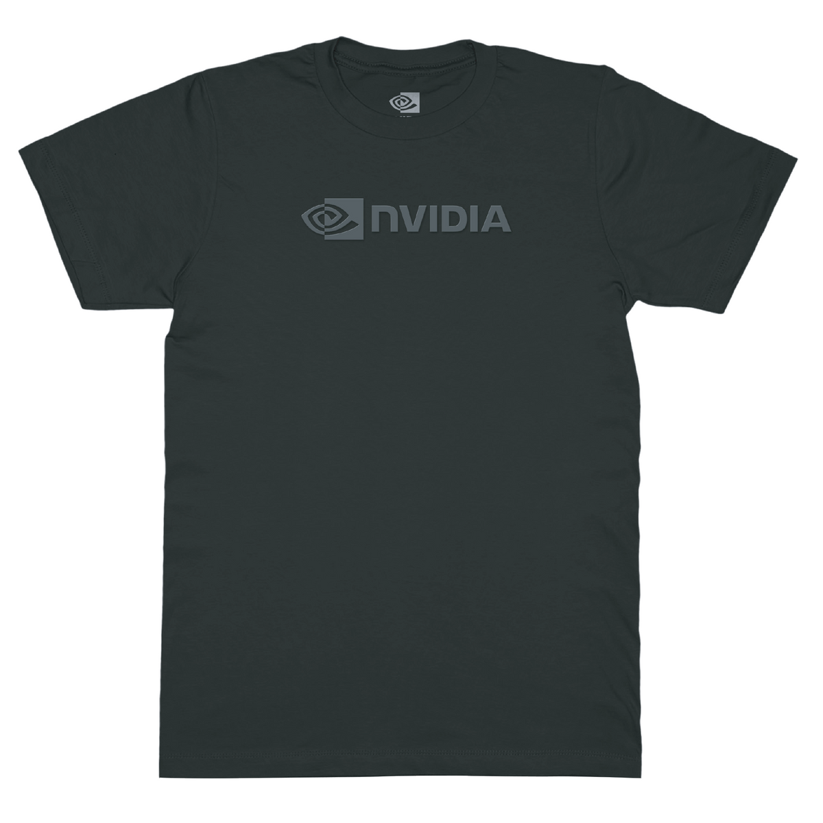 NVIDIA Black Tee with 3D Matte Print