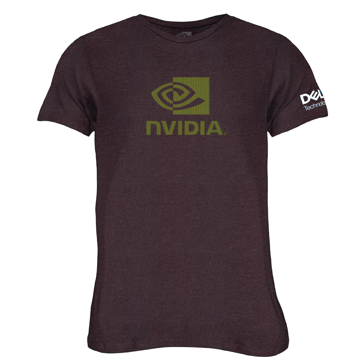 NVIDIA | DELL Technologies Wine Heather Tee