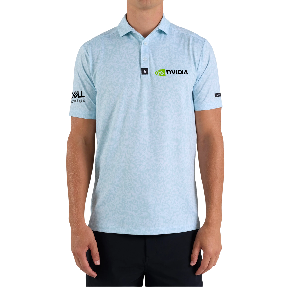 Bad Birdie Salt Shaker - Baby Blue Core Performance Polo